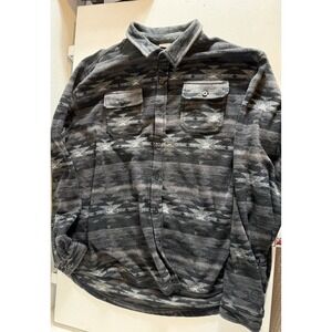 Great Northwest Southwest Aztec Print Men Size 3XL Fleece Style Jacket